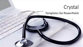  Presentation with medical information - Presentation featuring medical background and a  colored foreground