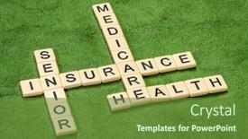  Presentation with aged care - PPT layouts having medicare-and-health-care background and a tawny brown colored foreground