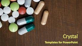  Presentation with drug addiction - PPT layouts with medication medicine and substance abuse background and a tawny brown colored foreground