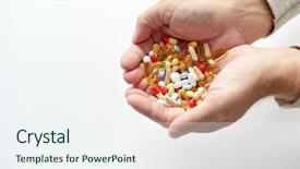  Presentation with old age - Colorful presentation design enhanced with medication older person - old age medicine drugs healthcare backdrop and a sky blue colored foreground