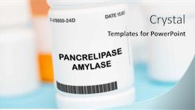  Presentation with enzyme - Presentation enhanced with medication-used-to-help-digest background and a white colored foreground