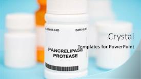  Presentation with enzyme - Slide deck consisting of medication-used-to-help-digest background and a white colored foreground
