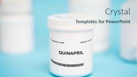  Presentation with congestive heart failure - Presentation theme enhanced with medication-used-to-treat-hypertension background and a light blue colored foreground