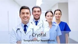  Presentation with health care consumer - Amazing PPT layouts having international clinical - clinic profession people health care backdrop and a light blue colored foreground