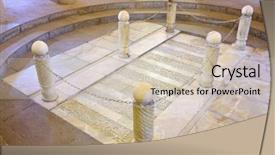  Presentation with iran - Audience pleasing theme consisting of script history medicina - avicenna's tomb in hamedan iran backdrop and a soft green colored foreground