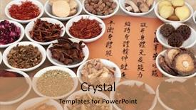  Presentation with maintain - Amazing presentation theme having medicinal functions to maintain backdrop and a coral colored foreground