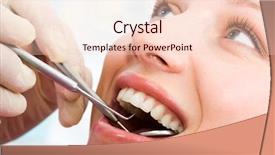  Presentation with mouth - PPT theme enhanced with medicinal grinder - close-up of patient s open background and a lemonade colored foreground