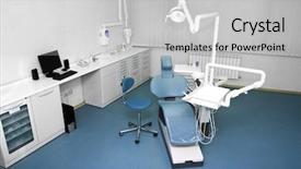  Presentation with cabinet - Audience pleasing presentation theme consisting of medicinal grinder - dentist cabinet backdrop and a light gray colored foreground