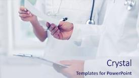  Presentation with medical mhealth healthcare concept - Audience pleasing PPT theme consisting of emergency medicine - healthcare and medical concept backdrop and a sky blue colored foreground