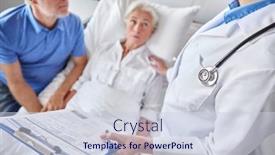  Presentation with senior care - Cool new slide deck with medicine-age-health-care backdrop and a lemonade colored foreground