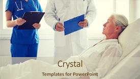  Presentation with health-care - Cool new slides with medicine-age-health-care and a  colored foreground