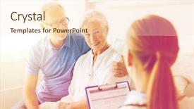  Presentation with health-care - Audience pleasing PPT layouts consisting of medicine age health care backdrop and a lemonade colored foreground