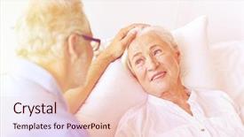  Presentation with medicine love - Slide deck consisting of medicine age support health care background and a lemonade colored foreground