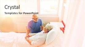  Presentation with health-care - Audience pleasing PPT layouts consisting of medicine age support health care backdrop and a  colored foreground