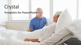  Presentation with health-care - Cool new PPT theme with medicine age support health care backdrop and a white colored foreground