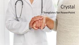  Presentation with pregnancy medicine healthcare and people - Cool new slides with medicine age support healthcare backdrop and a lemonade colored foreground