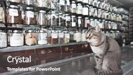  Presentation with traditional medicine medicine - Slides having medicine and dried goods shop background and a dark gray colored foreground