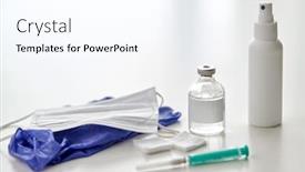  Presentation with wound - Theme consisting of medicine-and-healthcare-concept-close background and a sky blue colored foreground