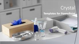  Presentation with medicine - Presentation having medicine-and-healthcare-concept-close background and a gray colored foreground