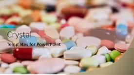  Presentation with medicine - Slide deck featuring medicine-background-header-with-many background and a coral colored foreground