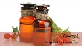  Presentation with hip - Beautiful presentation theme featuring medicine bottles with hip roses backdrop and a red colored foreground