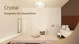  Presentation with spa salon - Colorful presentation design enhanced with medicine cabinet - interior of massage room backdrop and a lemonade colored foreground