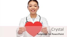  Presentation with cardiology - Amazing slide set having medicine-cardiology-and-healthcare-concept backdrop and a lemonade colored foreground