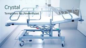  Presentation with medicine wheel - Cool new theme with medicine concept - gurney or wheel backdrop and a sky blue colored foreground