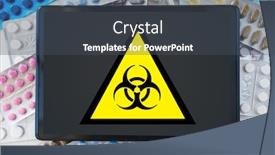  Presentation with epidemic - Theme with medicine-epidemic-and-healthcare-concept background and a dark gray colored foreground