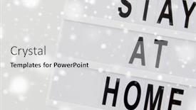  Presentation with epidemic - Presentation design enhanced with medicine-epidemic-and-healthcare-concept background and a light gray colored foreground