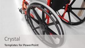  Presentation with nursing - Presentation design with medicine-health-and-care-concept background and a light gray colored foreground