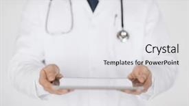  Presentation with hospital - Amazing PPT theme having medicine health and hospital concept backdrop and a white colored foreground