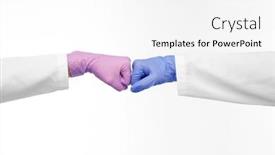  Presentation with health - PPT theme enhanced with medicine-health-protection-and-healthcare background and a white colored foreground