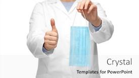  Presentation with medical concept - PPT theme with medicine-health-protection-and-healthcare background and a white colored foreground