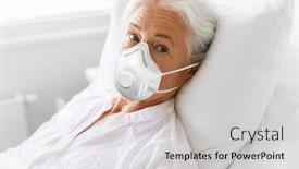  Presentation with hospital safety - PPT layouts consisting of medicine-health-safety-and-pandemic background and a light gray colored foreground