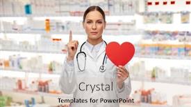  Presentation with cardiology concept - Beautiful slide deck featuring medicine-healthcare-and-cardiology-concept backdrop and a lemonade colored foreground