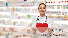  Presentation with cardiology concept - Audience pleasing PPT layouts consisting of medicine-healthcare-and-cardiology-concept backdrop and a lemonade colored foreground