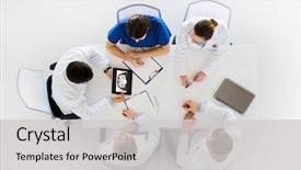  Presentation with oral surgery - PPT layouts featuring medicine healthcare and oral surgery background and a light gray colored foreground