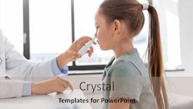  Presentation with medical concept - PPT layouts featuring medicine-healthcare-and-pediatry-concept background and a coral colored foreground