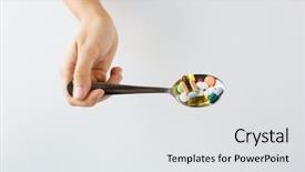  Presentation with healthcare - Presentation consisting of medicine healthcare and people concept background and a white colored foreground