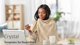  Presentation with healthcare technology - Amazing presentation having medicine-healthcare-and-technology-concept backdrop and a mint green colored foreground