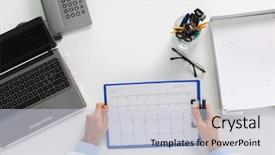  Presentation with cardiology concept - Audience pleasing PPT theme consisting of medicine healthcare cardiology and people backdrop and a lemonade colored foreground