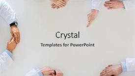  Presentation with healthcare - Audience pleasing PPT theme consisting of medicine healthcare and people concept backdrop and a light gray colored foreground