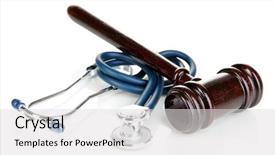  Presentation with law - PPT layouts consisting of chemistry - scattered vitamin tablets background and a lemonade colored foreground