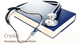  Presentation with law - Amazing PPT layouts having medicine-law-concept-stethoscope backdrop and a cream colored foreground