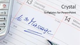  Presentation with e portfolio for massage therapist - Audience pleasing slide deck consisting of medicine log - date is entered backdrop and a  colored foreground