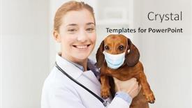  Presentation with medical virus - Audience pleasing PPT theme consisting of medicine-pets-and-pandemic-concept backdrop and a lemonade colored foreground