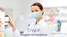  Presentation with apothecary - Audience pleasing slide deck consisting of medicine-pharmaceutics-and-healthcare-concept backdrop and a sky blue colored foreground