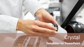  Presentation with drug pharmacy - Theme consisting of medicine-pharmaceutics-healthcare-and-people background and a coral colored foreground