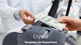  Presentation with healthcare - Colorful theme enhanced with medicine-pharmaceutics-healthcare-and-people backdrop and a gray colored foreground